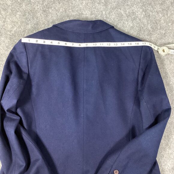 Vintage Pendleton Womens Blazer 1950s Navy Blue Size 16 100% Virgin Wool USA - Picture 9 of 14